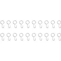 indeko Seilklammern, Seilspanngarnituren, (Set, 20-St), Seilhaken, für Seilspanngarnitur