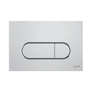 VitrA Root Round WC-Betätigungsplatte für 2?Mengen?Spülung Chrom,740-2280 740-2280