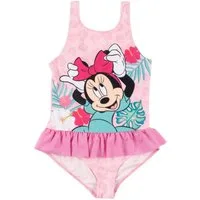 United Labels® Badeanzug Disney Minnie Mouse Badeanzug mit Rüschen Schwimmanzug Einteiler