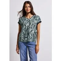 STREET ONE T-Shirt aus softem Materialmix