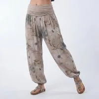 OriginalYou Haremshose Sommerhose luftig und leichte Pumphose für Damen mit elastischem Bund, sommerliches Design, Middle Waist