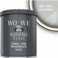 WO-WE Tür- und Fensterlack Türen und Fensterlack 3in1 Türenlack Klarlack Holzfenster Farbe Metall
