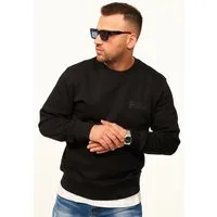 Jack & Jones Sweatshirt Pullover - Rundhalspullover mit Crew-Neck im Regular Fit für Herren Männer Sweatpullover mit Logo-Patch aus Baumwollmischung