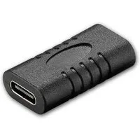 Goobay Adapter USB-C™ auf USB-C™, schwarz, Verlängerung USB-Adapter