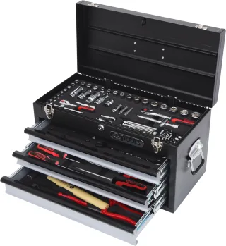 KS Tools 1/4"+3/8" CHROMEplus Universal-Werkzeug-Satz, 99-tlg - 918.0250