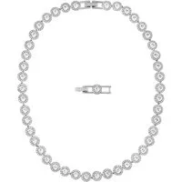 Swarovski Collier Swarovski Damen-Kette Metall Swarovski-Kristall