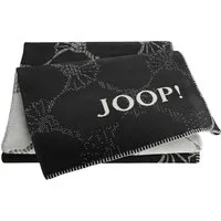 JOOP! Tagesdecke JOOP! Cornflower Plaid / Decke Schwarz 150 x 200cm