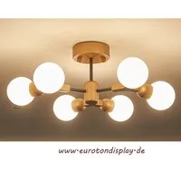 Euroton LED Deckenleuchte LED Deckenleuchte E14 Leuchtmittel inkl Lichtfarbe warmweiß kaltweiß, LED wechselbar, Wechselbar