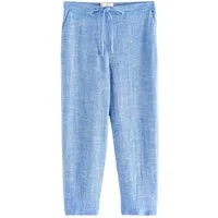 Next Leinenhose Hose aus Leinengemisch mit Barrel-Bein (1-tlg)