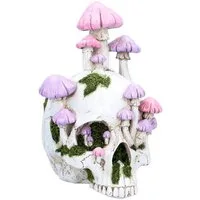 Horror-Shop Dekoobjekt Sporebound Magic Mushroom Totenkopf Dekofigur 29,5