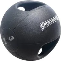 Sportinator Medizinball Premium mit Griff, ideal für Kraft- und Konditionstraining