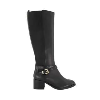 Dune London - "Tildy" Kniehohe Stiefel für Damen, Elastisch (Schwarz)