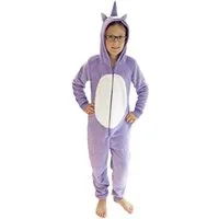 Normann Pyjama Mädchen Jumpsuit Overall Onesie Schlafanzug in niedlichen Tier Motiv
