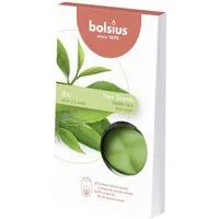 Bolsius Duftkerze Bolsius True Scents - Wax Melts, Grüner Tee, 6er
