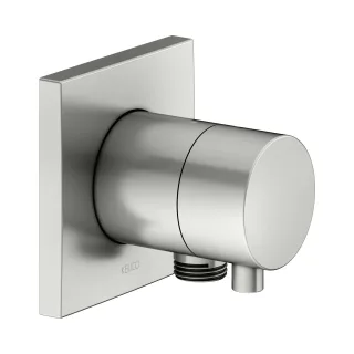 Keuco Absperrventil IXMO Comf. 59541, eckig Schlauchanschluss, Edelstahl-finish, 59541061102 59541061102