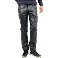 Maddox Lederhose Maddox - Herren Lederhose Lammnappa schwarz