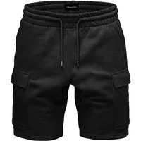 Amaci&Sons Cargoshorts CLERMONT Cargoshorts Herren Bermuda Sweat Cargo Short Hose Regular Fit