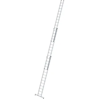 Munk Sprossen-Schiebeleiter 3-teilig mit nivello®-Traverse - 020614