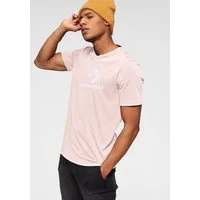 Converse T-Shirt UNISEX CONVERSE GO-TO STAR CHEVRON LOGO STANDARD FIT T-SHIRT mit eingefasster Kante am Rundhalsausschnitt, Kurzarm-Design