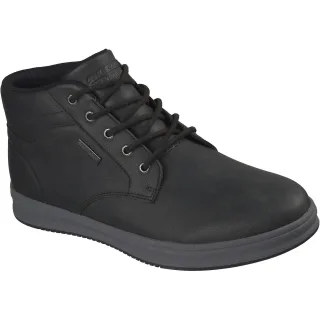Skechers Palmiro Wallace Herren schwarze Stiefeletten