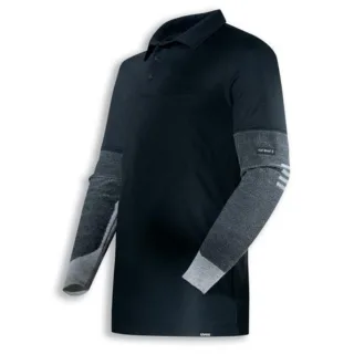uvex cut quadroflex FR Poloshirt - Langarm - Longsleeve schwarz 3XL - 1726614