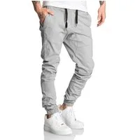 REPUBLIX Chinohose RICK Herren Basic Jogger Hose Chino mit Kontrast