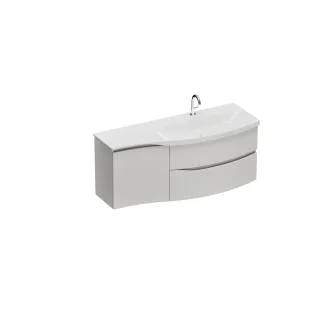 Burgbad Mineralguss-WT inkl. WTU Sinea 3.0 Weiß Matt/Alpinweiss, SHFA142RF6803C0001G0167 SHFA142RF6803C0001G0167
