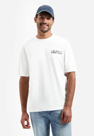 No Excess - T-Shirt Crewneck Solid Heavy Interlock white - Gr. - L