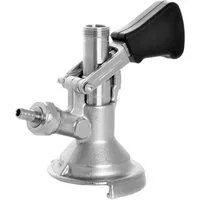 ich-zapfe Bierzapfanlage Zapfkopf, Keg Verschluss, Flach-Fitting, o. Ausgang (Kelleranstich), 2x 5/8"