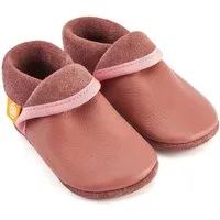 Orangenkinder® Klassik Lila Baby Krabbelschuh pflanzlich gegerbtes Leder, Made in Germany, atmungsaktiv