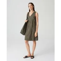 OPUS Trägerkleid WALANI A-Linie mit femininer Stickerei