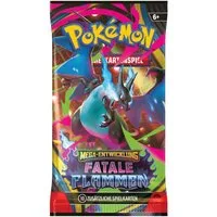 The Pokémon Company Sammelkarte Deutsche Pokemon Karten Booster Auswahl Erhabene Helden und co, Mega Entwicklungen, Reisegefährten & Stürmische Funken