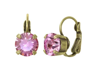 konplott - Ohrringe - Black Jack pink