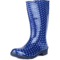 Ladeheid lange Regenstiefel für Frauen LA-967 Gummistiefel Damen hoch und robust