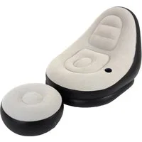 Avenli Luftsessel Aufblasbarer Sessel, (Aufblasbarer Lounge Sessel mit Hocker, Sessel aufblasbar 125x100x85cm), Luftsitz für Kinder und Erwachsene