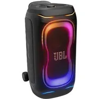 JBL PARTYBOX 330 Party-Lautsprecher (A2DP Bluetooth, Bluetooth, AVRCP Bluetooth, 280 W, Tragbarer Party-Lautsprecher mit Beleuchtung, Teleskopgriff und Rollen)