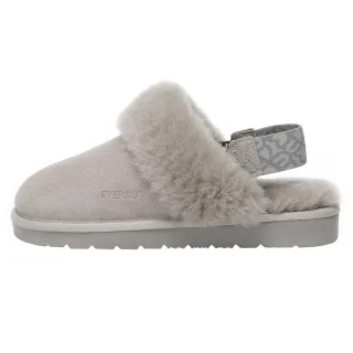 EVER AU Damen Pelikan Abnehmbarer Riemen Slingback Slippers - Grau