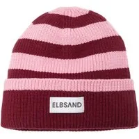 Elbsand Strickmütze Beanie, Wintermütze, Mütze, Grobstrick mit Umschlag, Viskose