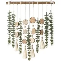 Agger Hängedekoration Hängende Eukalyptus Wanddekoration,Boho Raumdekor