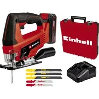 Einhell Akku-Stichsäge TC-JS 18 Li (1x2,5 Ah), inklusive Koffer, Akku und Ladegerät