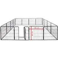 Petigi Freigehege Welpenauslauf XL Welpenlaufstall Tierlaufstall Freigehege Hund Hase