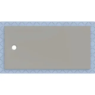 Geberit CleanFloor30 Duschfläche integriert, mit Dichtvlies, grau: 180x90cm,, 551019291 551019291