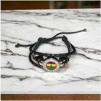 Stelby Armband mit Gravur Fenerbahce Armband 3D Gravur im Glas, Fanartikel Geschenk (Weihnachtsgeschenk, Geburtstagsgeschenk, Valentinstaggeschenk), Hochwertiges Lederarmband für Fenerbahce Fans – edel & robust