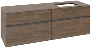 Villeroy & Boch Waschtischunterschrank Collaro C12200 1600x548x500mm Arizona Oak C12200VH