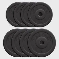 GORILLA SPORTS Hantelscheibe Hantelscheibe 30/31 mm Kunststoff 1,25-15 KG, 30 kg