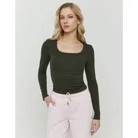Tally Weijl Langarmshirt STSCOORLA Baumwollmischung, figurbetont