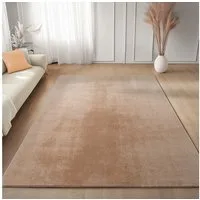 Carpettex Veloursteppich Unicolor - Einfarbig, Läufer, Höhe: 11 mm, Perfekt geeignet für Wohnzimmer, Schlafzimmer,Küche,Kinderzimmer