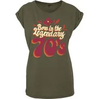 Youth Designz Print-Shirt "Born in the Legendary 70s" Damen T-Shirt Statement Geschenk Motiv mit stylischen retro Print für Frauen