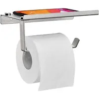 relaxdays Toilettenpapierhalter mit Ablage