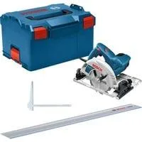 Handkreissäge GKS 55+ GCE Professional blau, 1.350 Watt, L-BOXX, Führungsschiene FSN 1400